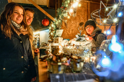 Ein Weihnachtsmarkt wie aus dem Bilderbuch